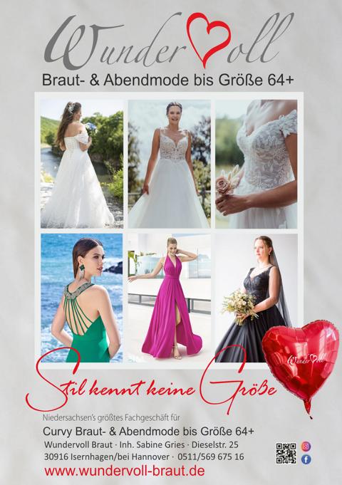 Wundervoll Brautmoden Webanzeige  für 2025-03