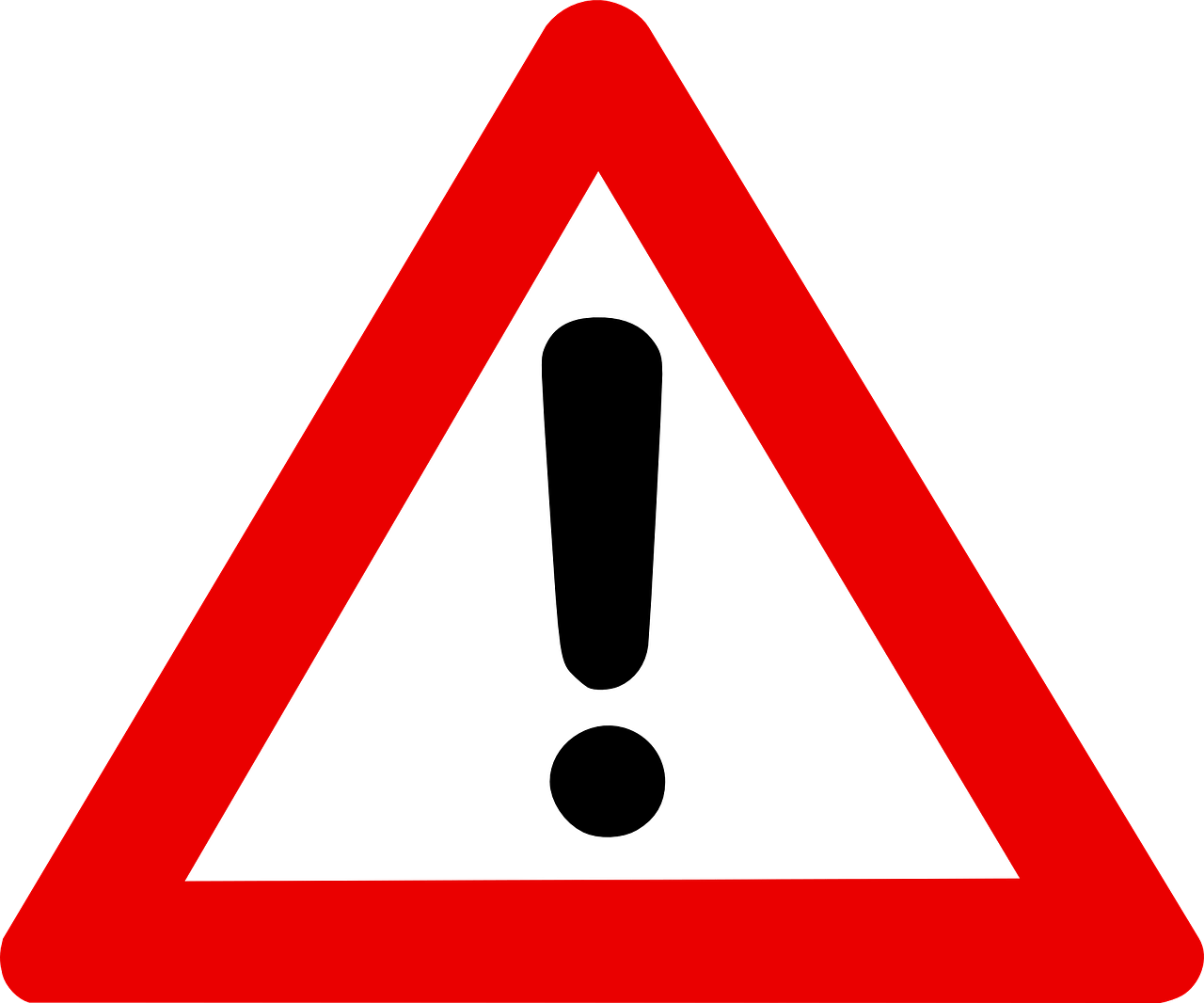 Schild Achrung