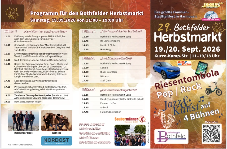 Programm 2 Herbstmarkt Bothfeld 2026