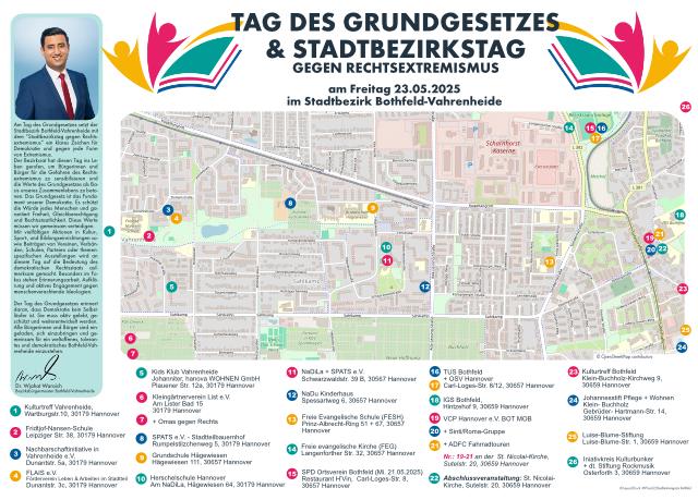 Plakat: Tag gegen Rechts 2025.
